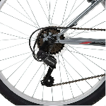 Bicicleta de Montaña Rock Creek, Huffy  Ruedas de 24", Mayores de 13 Años, 18 Velocidades, Gris - Imagen 11